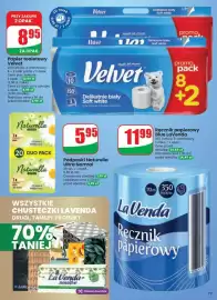 Dino gazetka tydzień 39 Strona 77: Ręcznik papierowy Blue LaVenda €11,99, Podpaski Naturella Ultra Normal €5,95