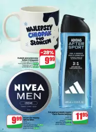 Dino gazetka tydzień 39 Strona 8: Kubek porcelanowy Dzień Chłopaka €9,99, Prysznic męski Game Adidas €11,95