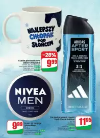 Dino gazetka tydzień 39 Strona 8: Kubek porcelanowy Dzień Chłopaka €9,99, Prysznic męski Game Adidas €11,95