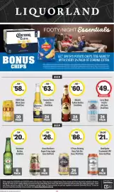 Liquorland catalogue week 39 Page 1: Heineken Bottles €20,00, Moretti Italian Bottles €60,00