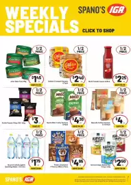 IGA catalogue week 39 Page 2: Harvest Snaps Baked Pea Crisps €2,50, Kettle Potato Chips €3,00