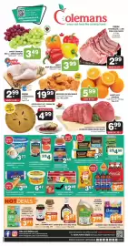 Colemans flyer week 39 Page 1: Cavendish quick crisp and flavour crisp fries €3,77, Breaded chicken wings €19,99