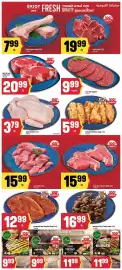 Marché Adonis flyer week 39 Page 3: Beef rib eye steak Halal €20,99, Whole chicken Halal €3,79