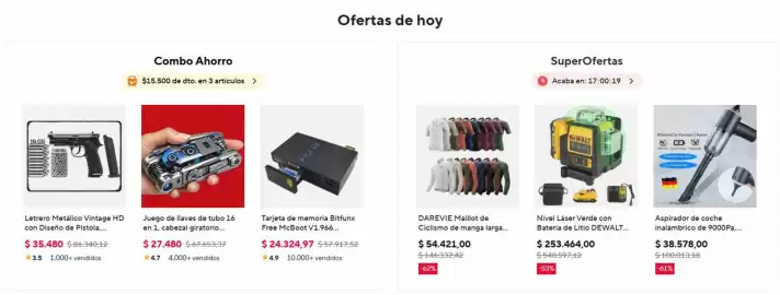 Catálogo AliExpress Página 1
