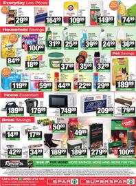 Spar catalogue Page 8: SPAR Toilet Tissue 1 Ply 18s €5.999,00, Jik Multipurpose Bleach 1.5 litre Assorted €3.699,00