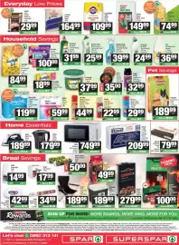 Spar catalogue Page 8: SPAR Toilet Tissue 1 Ply 18s €5.999,00, Jik Multipurpose Bleach 1.5 litre Assorted €3.699,00