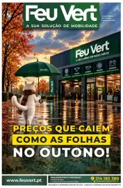 Folheto Feu Vert Página 1: Feu Vert A SUA SOLUÇÃO DE MOBILIDADE Feu Vert Feu Vert Preços válidos de 1 a 21 de Outubro de