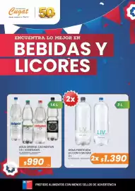 Catálogo Cugat Página 22: Liv - agua purificada con gas €1.390,00, Cachantun - agua mineral €990,00