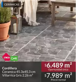 Catálogo Constructor Sodimac Página 12: Cordillera - ceramica 45.3x45.3 cm €6.489,00