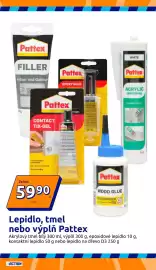 Action leták týden 39 Strana 5: Pattex FILLER Indoor and Outdoor Pattex EPOXY GLUE WHITE Pattex ACRYLIC UNIVERSAL 300g