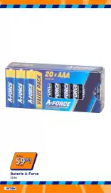 Action leták týden 39 Strana 6: ACTION Za kus 599⁰ 3/ks 69.9 Baterie A-Force 20 ks A-FORCE HIGH POWER ALKALINE A-FORCE HIGH