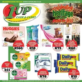 1UP catalogue Page 7: Daily Multi-Purpose Soap €10,00, Dettol Soap €33,00