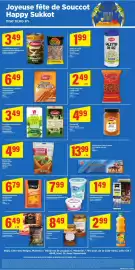 Maxi flyer week 39 Page 16: Yehuda poisson gefilte fish €8,49, Haolam sliced cheese €6,79