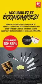 Maxi flyer week 39 Page 4: ☑ ZWILLING ACCUMULEZ ET ÉCONOMISEZ! Obtenez un timbre pour chaque 20 $* dépensé. Accumulez 20