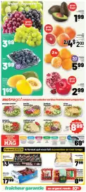 Metro flyer week 39 Page 6: Blueberries €3,99, Gros pamplemousse rouge €2,00