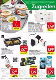 Eurospar Flugblatt Seite 14: Simpex Basic Kunststoffboxen €1,49, Simpex Basic Sandwichtoaster XXL €29,99