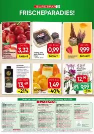 Eurospar Flugblatt Seite 16: Eferdinger Landl-Salatkartoffeln €2,05, Öl-Kaiser Gschaider Kürbiskernöl €13,49