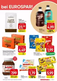 Eurospar Flugblatt Seite 5: Nescafé Espresso Concentrate €4,99, J. Hornig Caffè Crema €23,99