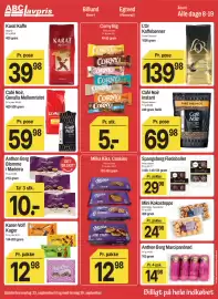 ABC Lavpris tilbudsavis uge 39 Side 10: L'Or Kaffebønner (Creme Classique) €139,98, Spangsberg Flødeboller €29,98