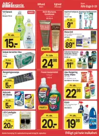 ABC Lavpris tilbudsavis uge 39 Side 11: Ajax Rengøring €22,98, Palmolive Deodorant / Håndsæbe / Shower €11,98