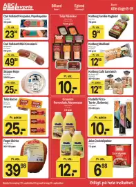 ABC Lavpris tilbudsavis uge 39 Side 4: Tulip Pålæg (pålægsvarianter) €10,00, Skipper Rejer €25,00