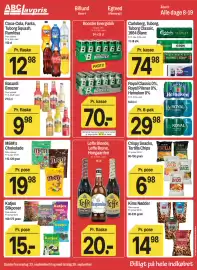 ABC Lavpris tilbudsavis uge 39 Side 9: Kims Nødder €14,98, M&M's Chokolade €19,98