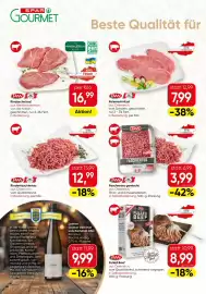SPAR Gourmet Flugblatt Seite 4: Tann Rindsschnitzel €16,99, Tann Schweins-Kaiserschnitzel €7,99