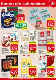 Spar Flugblatt Seite 15: Meinl Caffè Crema intenso €16,99, REGIO Caffè Crema ganze Bohne €12,99