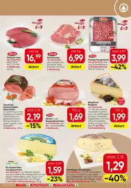 Spar Flugblatt Seite 5: Schärdinger Moosbacher €1,29, Berg Bauer Bergkäse €1,99