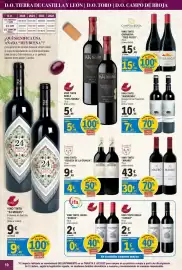 Catálogo E.Leclerc Página 10: Dehesa la granja - vino tinto €9,49, 24 mozas - vino tinto €9,49
