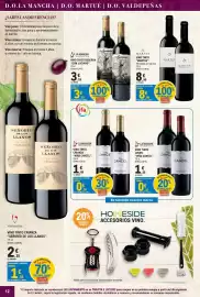 Catálogo E.Leclerc Página 12: Vina cancel - vino tinto joven €1,25, Martue - vino tinto €8,99