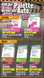 Hornbach Flugblatt Seite 12: PRECIT Pflasterdrainmörtel €4,99, PRECIT Pflaster-Fugenmörtel €8,59