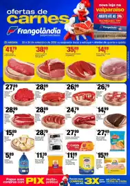 Encarte Frangolândia Página 1: ofertas de carnes PFrangolandia validade ˚41,79 Lagarto bovino peça resfriado kg Sempre mais