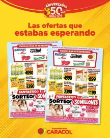 Catálogo Supermercados Caracol Página 1: ANIVERSARIO $50 CERCA TUYO AÑOS Las ofertas que estabas esperando VIGENCIA DE ESTA