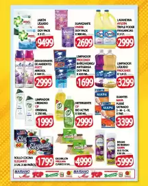 Catálogo Supermercados Caracol Página 8: 30 ARIEL LIMPIEZA JABÓN LÍQUIDO ARIEL 30 DOY PACK ARIEL DELICADOS X3 LT. $94.99