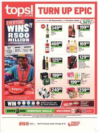 Spar catalogue Page 16: Gordon's London Dry Gin €169,99, Sparkling Spritzer €199,00