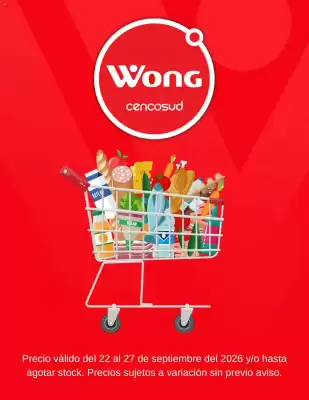 Wong (válido hasta 27-09)