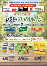 Catálogo Supermercados Mariano Max Página 11: Hellmann's mayonesa clásica €4.290,00, Maizena libre de gluten €3.399,00