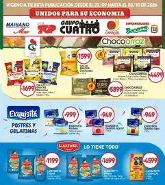 Catálogo Supermercados Mariano Max Página 13: Lucchetti chipá €4.599,00, Gallo snacks bizcochos €1.699,00