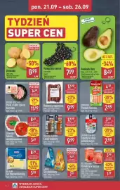 ALDI gazetka Strona 4: Paski z fileta z piersi kurczaka Mięsne Specjały €11,99, Ser mozzarella tarty Milsani €8,29