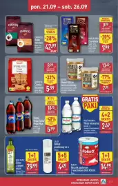 ALDI gazetka Strona 5: Czekolada Moser Roth €7,99, Kawa ziarnista crema Carousel €42,99