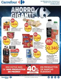 Catálogo Carrefour Página 2: Matarazzo fideos spaguetti/ tirabuzón/tallarines/ mostacholes €1.245,00