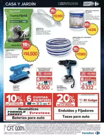 Catálogo Carrefour Página 22: Carrefour tierra fértil €14.500,00, Carrefour enduido plastico al agua €4.516,00