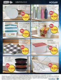 Catálogo Carrefour Página 25: Tex Home mantel cuadrille picnic €18.900,00, Star organizador para calzado €12.900,00