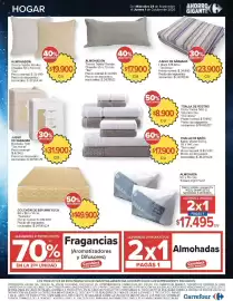 Catálogo Carrefour Página 26: Almohadón Trenza Tejida/Rombo Chenille €19.900,00, Tex Home juego de sábanas €31.900,00