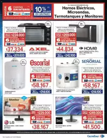 Catálogo Carrefour Página 31: Axel horno eléctrico negro €224.000,00, Escorial termotanque multigas €314.100,00