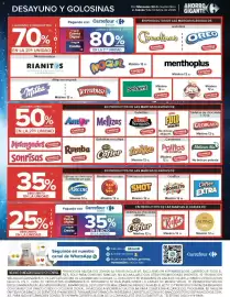 Catálogo Carrefour Página 8: DESAYUNO Y GOLOSINAS LLEVANDO 2 PRODUCTOS I 70% DESCUENTO EN LA 2DA UNIDAD Mini bizcochos