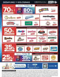 Folleto Carrefour Market Página 7: DESAYUNO Y GOLOSINAS LLEVANDO 2 PRODUCTOS I (1) 70%* DESCUENTO EN LA 2DA UNIDAD Pagando