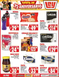 Folleto Casa Ley Página 3: Kleenex Papel Higiénico €33,00, Cottonelle Elegance €214,90