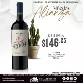 Folleto Bodegas Alianza Página 1